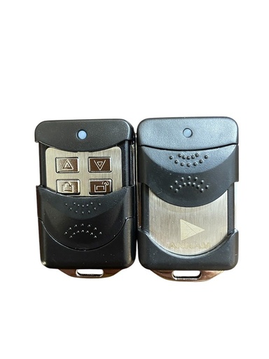 Tay khiển cửa cuốn AN 433 mhz đèn đỏ mã nhảy- Đa năng Thông minh