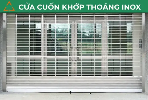 Cửa cuốn khớp thoáng Inox 304