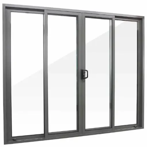 Cửa đi mở trượt 4 cánh nhôm Xingfa Việt Nam