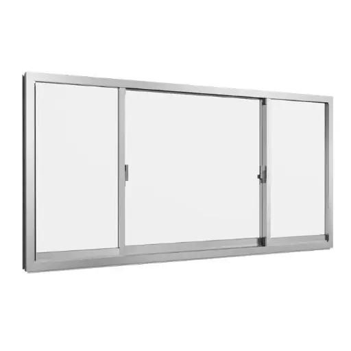 Cửa sổ trượt (3 cánh 2 ray)